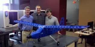 Student engineers design, build and fly 3D printed airplane Student engineers design, build and fly 3D printed airplane