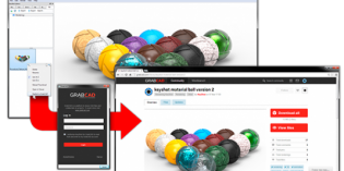 New link allows Keyshot direct access to GrabCAD models for rendering New link allows Keyshot direct access to GrabCAD models for rendering