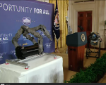 President Obama unveils initiatives for renewed growth of manufacturing jobs in the U.S. President Obama unveils initiatives for renewed growth of manufacturing jobs in the U.S.