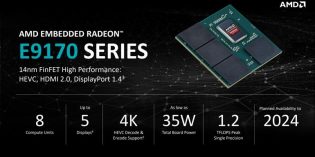 AMD unveils new Radeon E9170 embedded GPU series AMD unveils new Radeon E9170 embedded GPU series