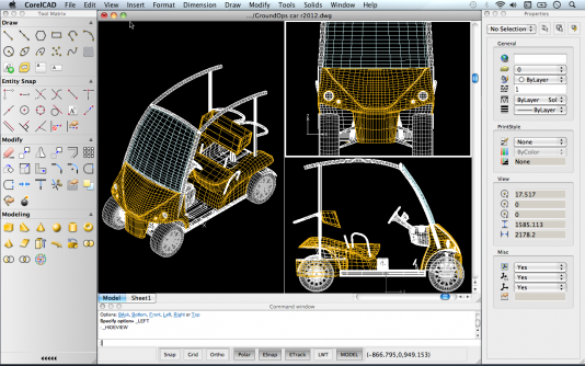 cad for mac mountain lion