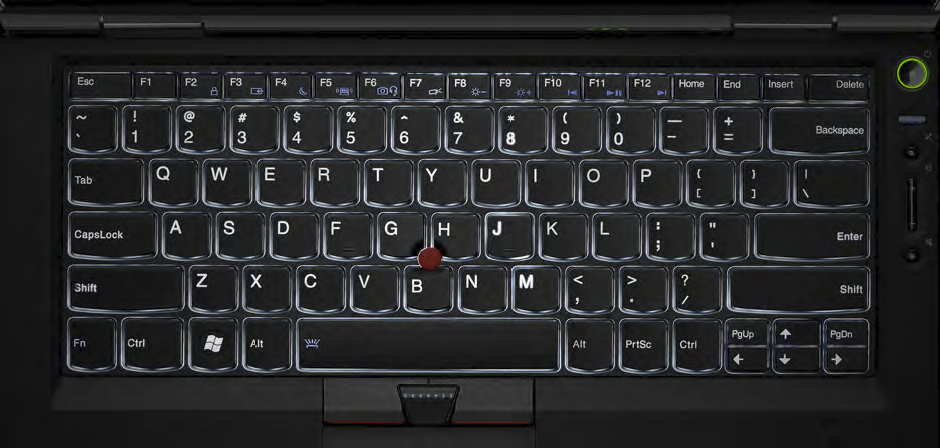 Lenovo thinkpad x1 carbon deals keyboard light