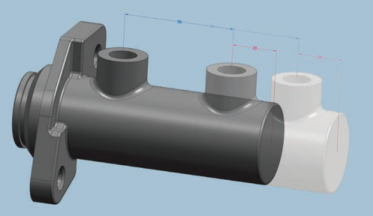 3DSync is a new direct modeling tool capable of editing parametric models without disrupting design intent. (Source: Siemens PLM Software)