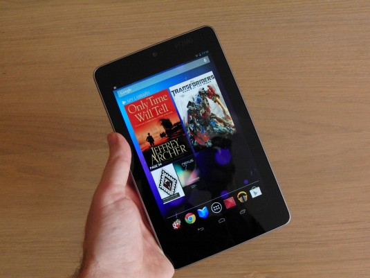 The Google Nexus 7, built by Samsung, has risen to the top of the pack in a crowded market. (Source: Google)