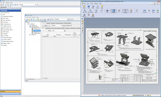 Adept is integrated with the company’s ERP system Epicor to all manufacturing to easily view manufacturing assembly procedure drawings from the shop floor. (Source: Miller Felpax via Synergis Software)