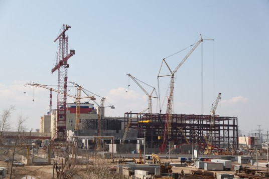 The nuclear plant designed in Catia by NIAEP is now under construction. (Source: Dassault Systèmes)