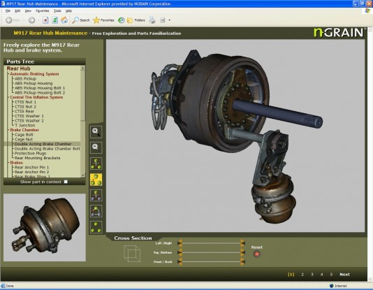 NGrain Producer is free software for creating 3D animations from existing 3D models created in CAD or DCC products. (Source: NGrain)