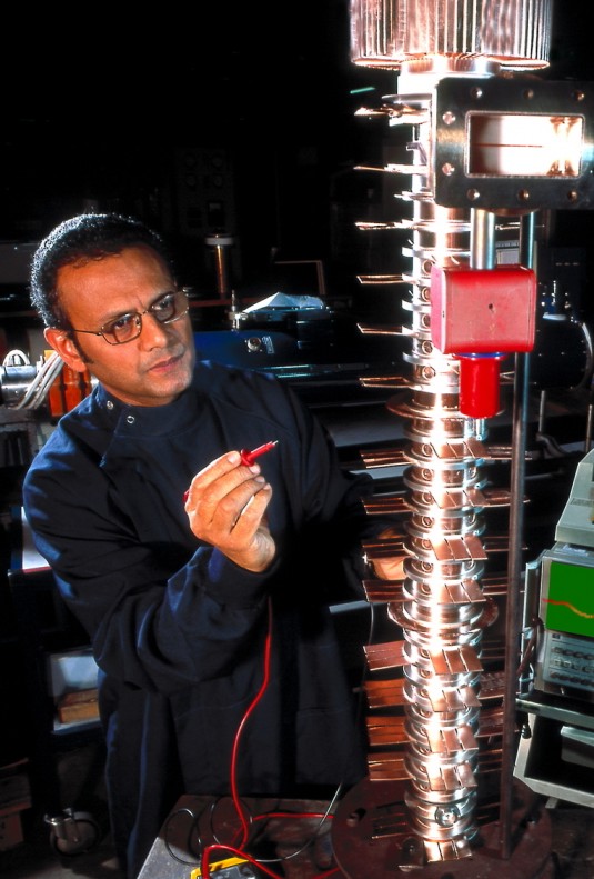  Testing a traveling wave tube: automated simulation using Opera software is a fundamental part of the design of microwave amplifiers at TMD. (Source: Cobham)