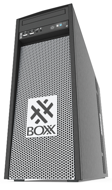 The 3DBOXX 8950 can hold four dual-size GPUs and still have room for other add-in boards. (Source: Boxx Technologies)