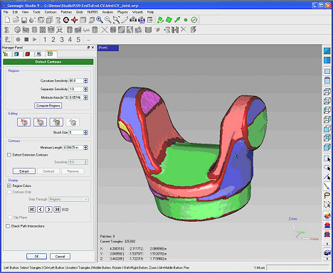 Geomagic Studio converts 3D scan data for use as CAD data for reverse engineering, rapid prototyping, and analysis. (Source: Geomagic)