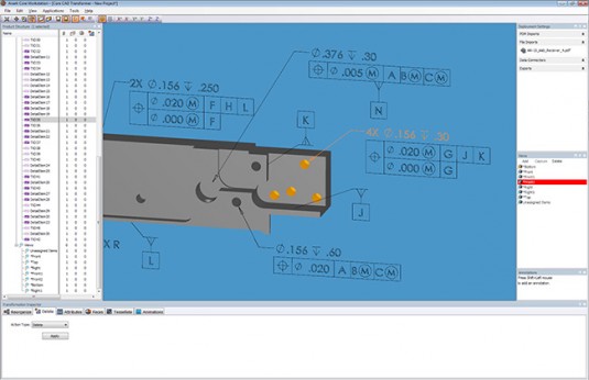 The new release of Anark Core MBEWorks for SolidWorks 2013 can convert 3D PDF Technical Data Packages into SolidWorks, no matter what MCAD product originally created the model. (Source: Anark Corporation)