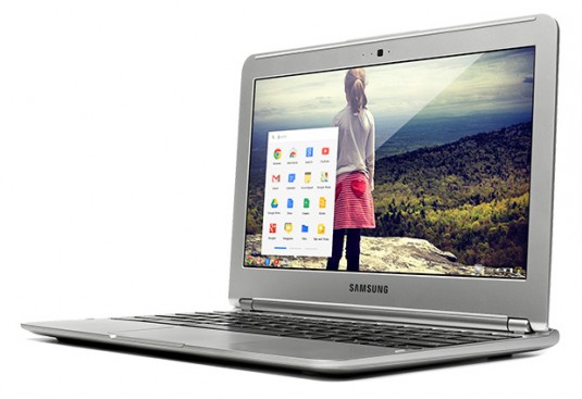 The Samsung Chromebook 3, the surprise best seller of the 2012 holiday season. (Source: Google)