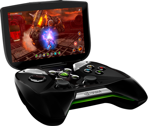 Nvidia’s Project Shield game controller/player, introduced at last month’s Consumer Electronics Show in Las Vegas. (Source: Nvidia)