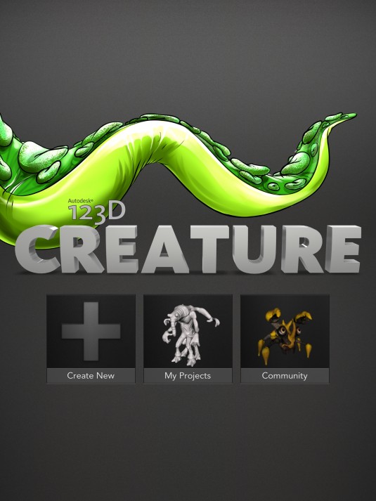 Autodesk 123D Creature is tailor made for creating and 3D printing monsters and other fantastical creatures. (Source: Autodesk)
