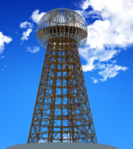 This tower with a cloudy sky in the background is also a model that ships with the new SPECapc for SolidWorks 2013 benchmark. (Source: Spec.org)