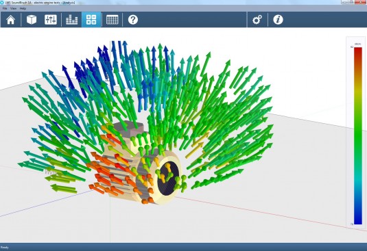 LMS SoundBrush provides real-time feedback on sound fields. (Source: LMS/Siemens PLM)