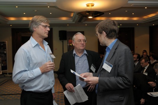Smart Geometry co-founders Hugh Whitehead, left; Lars Hesselgren, center; J Parrish, right. (Source: Smart Geometry)