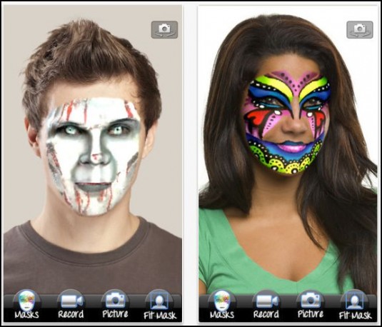 Image Metrics is spinning its face animation expertise into the iOS app Mojo Masks. (Source: Apple)
