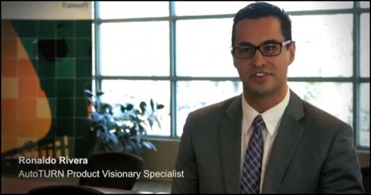 AutoTURN Product Visionary Specialist Ronaldo Rivera introduces the benefits of 5D. 