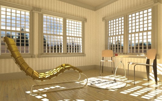 Neon gives Rhino 5 the ability to view ray tracing at any stage of design. (Source: Rhino model by Andrew le Bihan, courtesy McNeel and Associates)