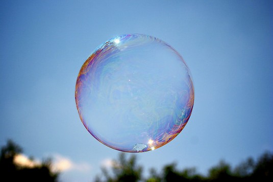 The infamous Bubble. 