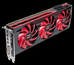 AMD’s new Dual GPU Radeon HD7990 AIB. (Source: AMD)