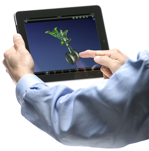 Teamcenter Mobility is now a free iPad/iPhone app. (Source: Siemens PLM Software)