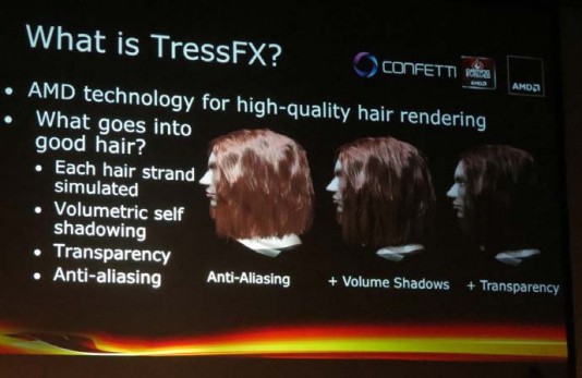 Building hair: An overview of how AMD and Confetti created TressFX technology. (Source: JPR)