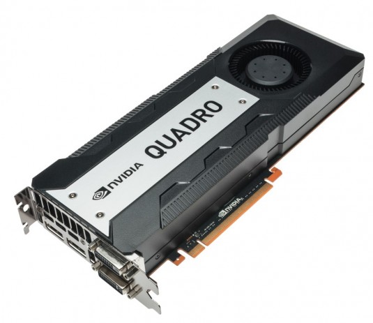 The new top end of Nvidia’s professional Quadro graphics line: the Quadro K6000 (Source: Nvidia)
