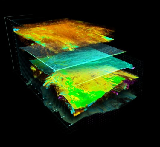Seismic interpretation is one application that needs – and can afford – a card like the Quadro K6000. (Source: Nvidia)
