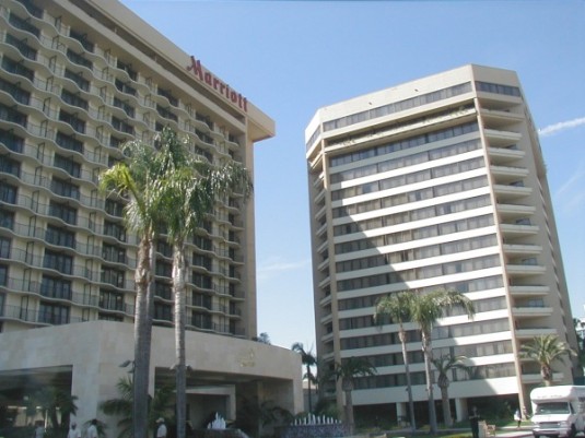 The Anaheim Marriott, site of the 2013 Jon Peddie Research Siggraph Press Luncheon. (Source: Marriott)