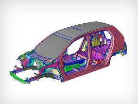 SFE's Concept software is used in the design of automotive bodies.