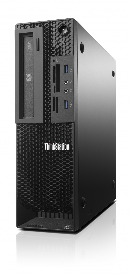 The Lenovo E32 SFF, a small form factor workstation. (Source: Lenovo)