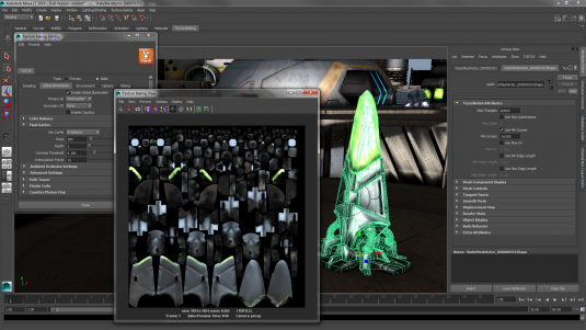 Maya LT features the Maya Turtle plug-in as native. (Source: Autodesk)