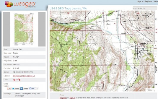 InfraWorks 360 Pro will include curated access to GIS data provider WeoGeo.com. (Source: WeoGeo)