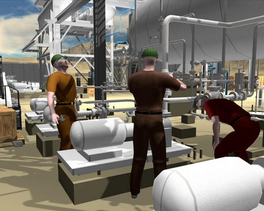 Aveva AVP uses game technology to give plant employees immersive access to 3D models, for training and operational planning. (Source: Aveva) 