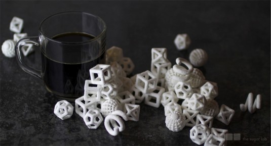 The Sugar Lab has created a way to use 3D Systems color jet printing technology to print using sugar and edible binders. (Source: The Sugar Lab/3D Systems)