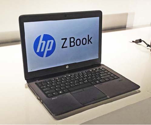 HP ZBook 14, the first workstation-caliber Ultrabook. (Source: JPR)