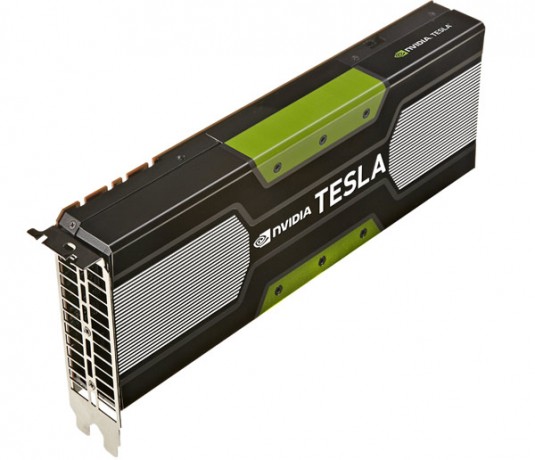 The new high-end Tesla K40 GPU helped Nvidia maintain its lead in the graphics add-in board market during the third quarter. (Source: Nvidia)