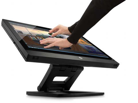 10-finger multi-touch is a logical evolution for the Z1 class workstation. (Source: HP)