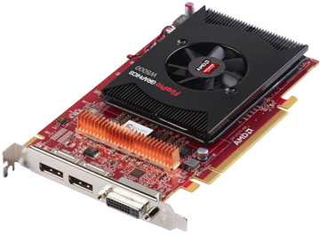 The AMD FirePro W5000 has been a strong seller into the professional design and media markets.  (Source: AMD)