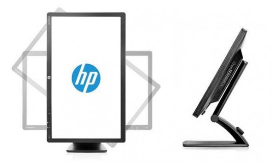 Adjustments — height, tilt, and rotation — are simple and solid. (Source: HP)
