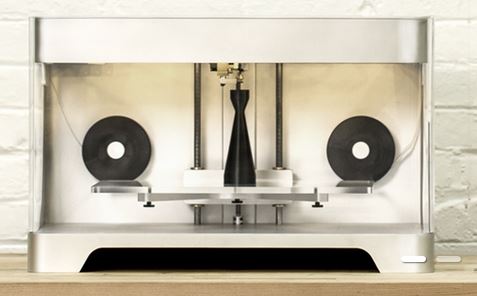 The MarkForg3D composite  3D printer uses carbon fiber in addition to nylon and other materials. (Source: MarkForged)