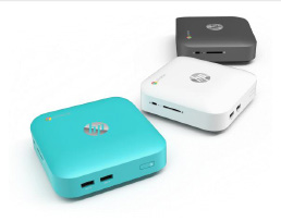 HP has big, and HP has small; these Chromeboxes will probably sell for less than $200 later this quarter. BYO Monitor and Mouse. (Source: HP)