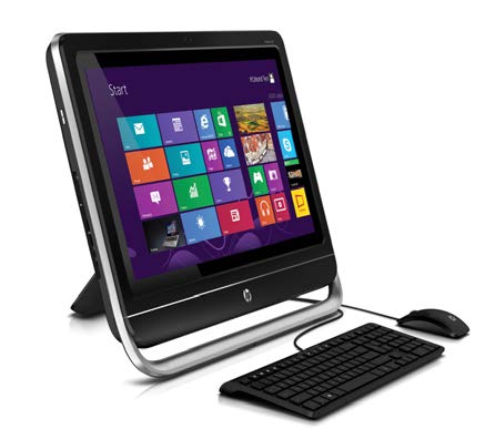 HP is all-in for the all-in-one this year, with the new HP Pavilion TouchSmart 23 coming soon. (Source: HP) 