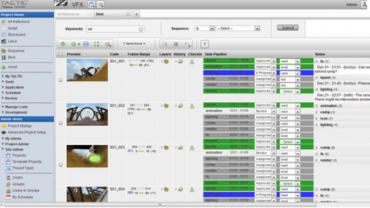 Tactic asset workflow management can now work within the Unity game development environment. (Source: Southpaw Technologies)