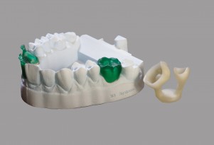One target market for the 3D Systems ProJet 1200 is dental labs. (Source: 3D Systems) 