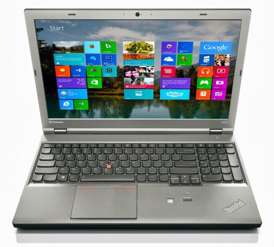 Lenovo today covers the entire mobile workstation space with 15" models, the Haswell-based ThinkPad W540. (Photo: Lenovo)