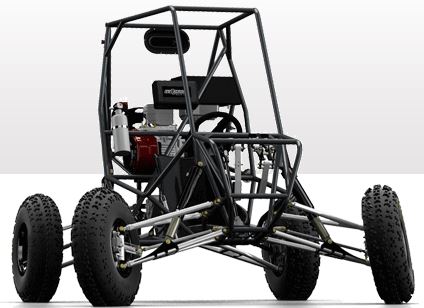 A dune buggy designed by engineering students at the University of Wisconsin-Milwaukee who are part of the PTC-sponsored SAE Baja Team. (Source: PTC)