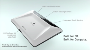 Project Tango Reference Design with K1 Tegra